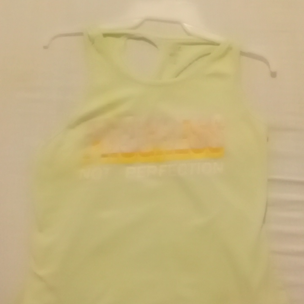 Green graphic Tank top